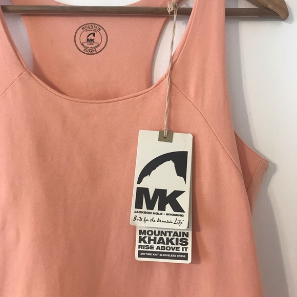 Mountain Khaki Tank Dress w/ Built In Bra- Lg - Picture 4 of 4
